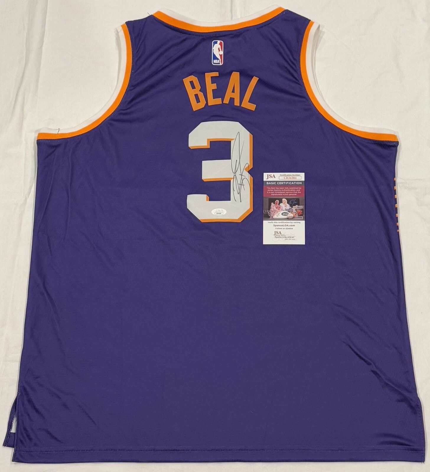 Bradley Beal Signed Autographed Phoenix Suns Jersey JSA COA