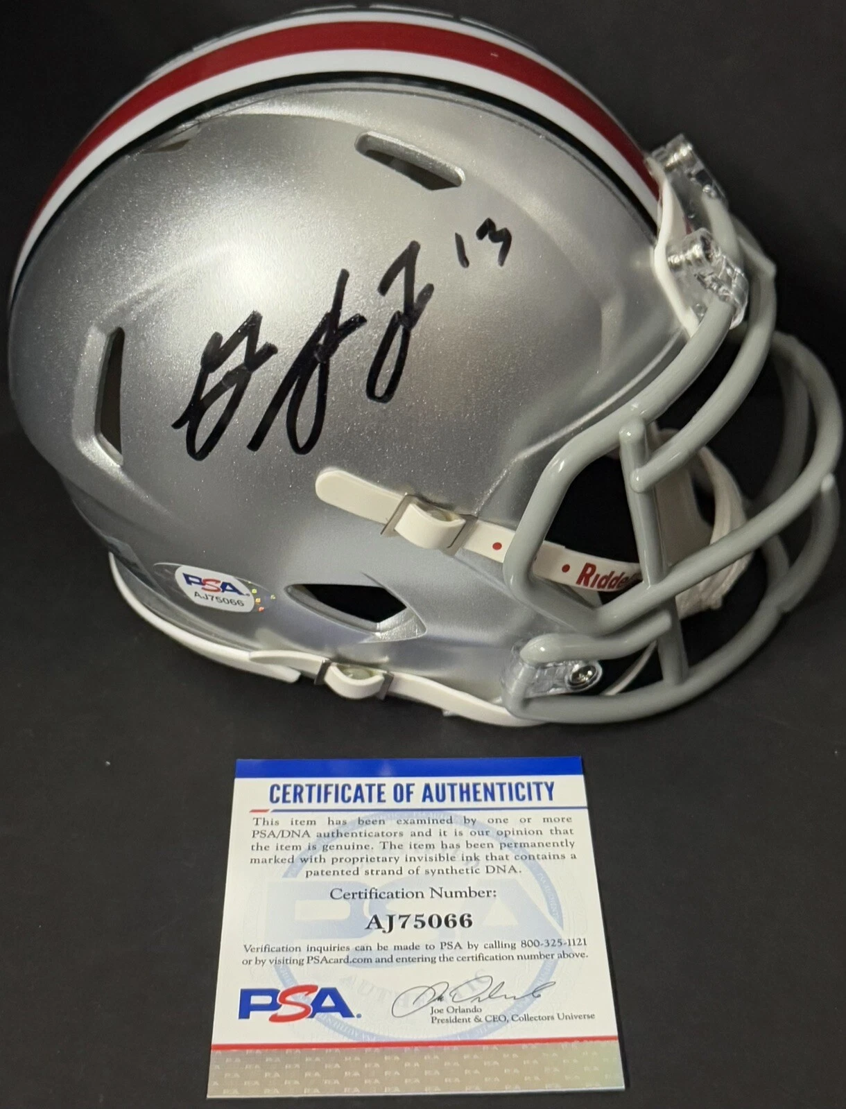 Gee Scott Signed Autographed Ohio State Buckeyes Mini Helmet PSA/DNA