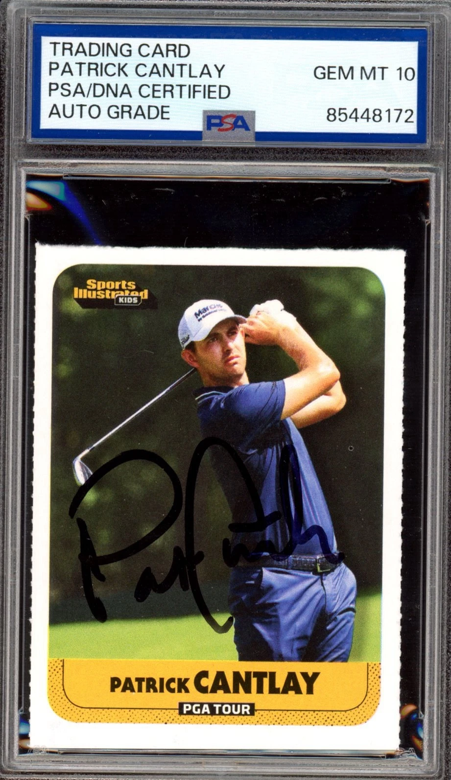 2021 SI For Kids #996 Patrick Cantlay Signed Rookie Card PSA GEM MT 10 AUTO RC