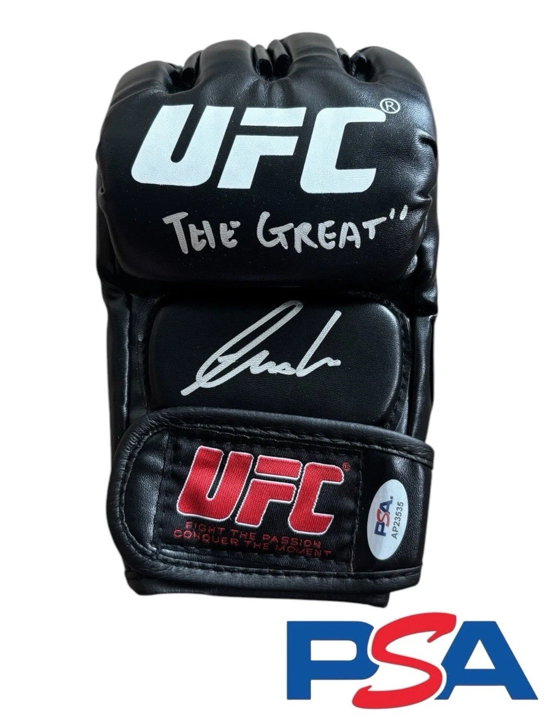 Alexander Volkanovski Signed Autographed UFC Fight Glove “THE GREAT” PSA AUTO