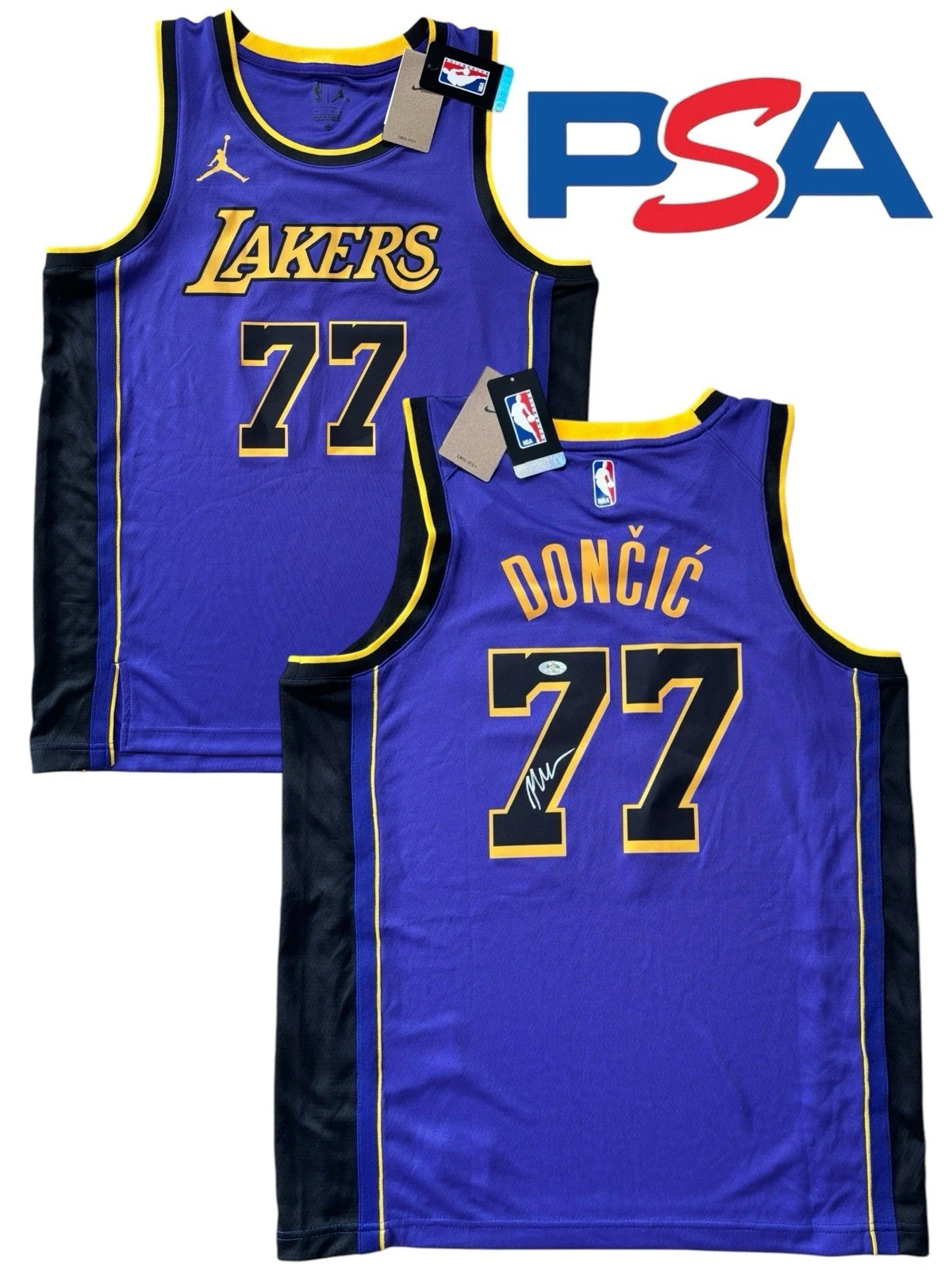 JJ Redick Signed Autograph Los Angeles Lakers #77 Jersey PSA/DNA AUTO HEAD COACH