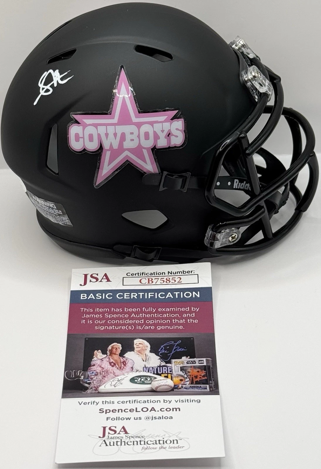 Shavon Revel Jr Signed Autographed Dallas Cowboys Mini Helmet JSA COA