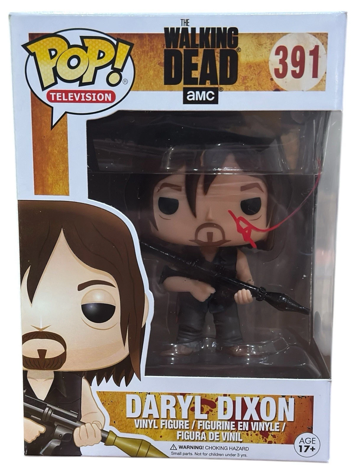 Norman Reedus The Walking Dead Daryl Dixon Signed Autograph Funko Pop #391 ACOA