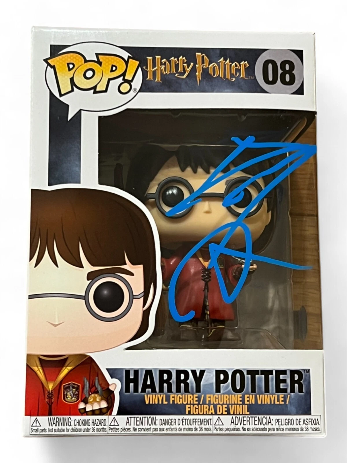 DANIEL RADCLIFFE SIGNED AUTOGRAPH FUNKO POP HARRY POTTER 08 BECKETT BAS D COA