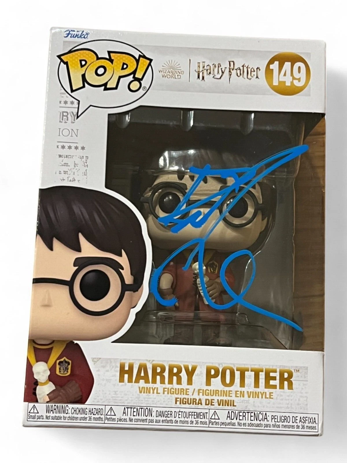 DANIEL RADCLIFFE SIGNED AUTOGRAPH FUNKO POP HARRY POTTER 149 BECKETT BAS E COA