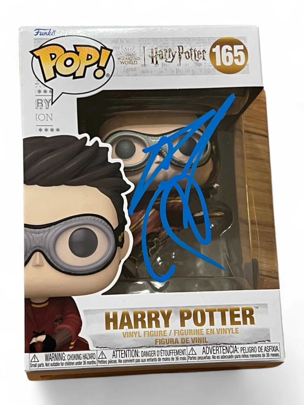 DANIEL RADCLIFFE SIGNED AUTOGRAPH FUNKO POP HARRY POTTER 165 BECKETT BAS K COA