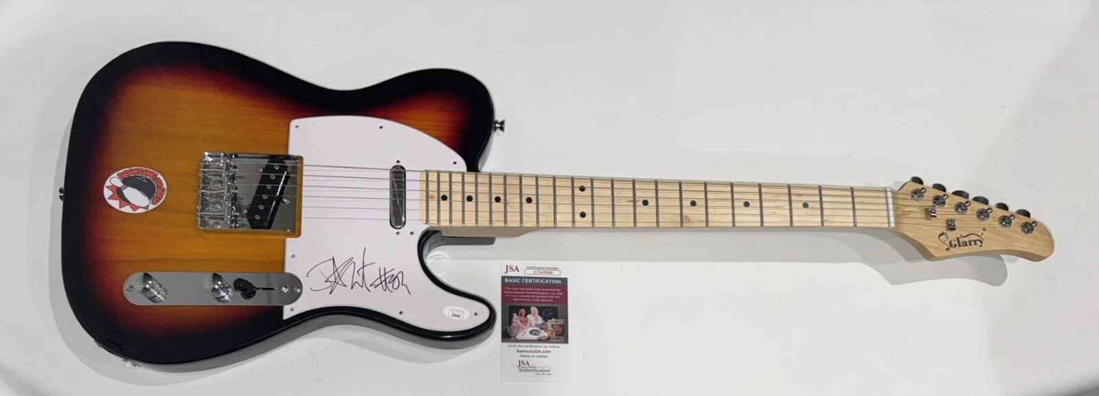 JARET REDDICK SIGNED SUNBURST ELECTRIC GUITAR BOWLING FOR SOUP JSA COA