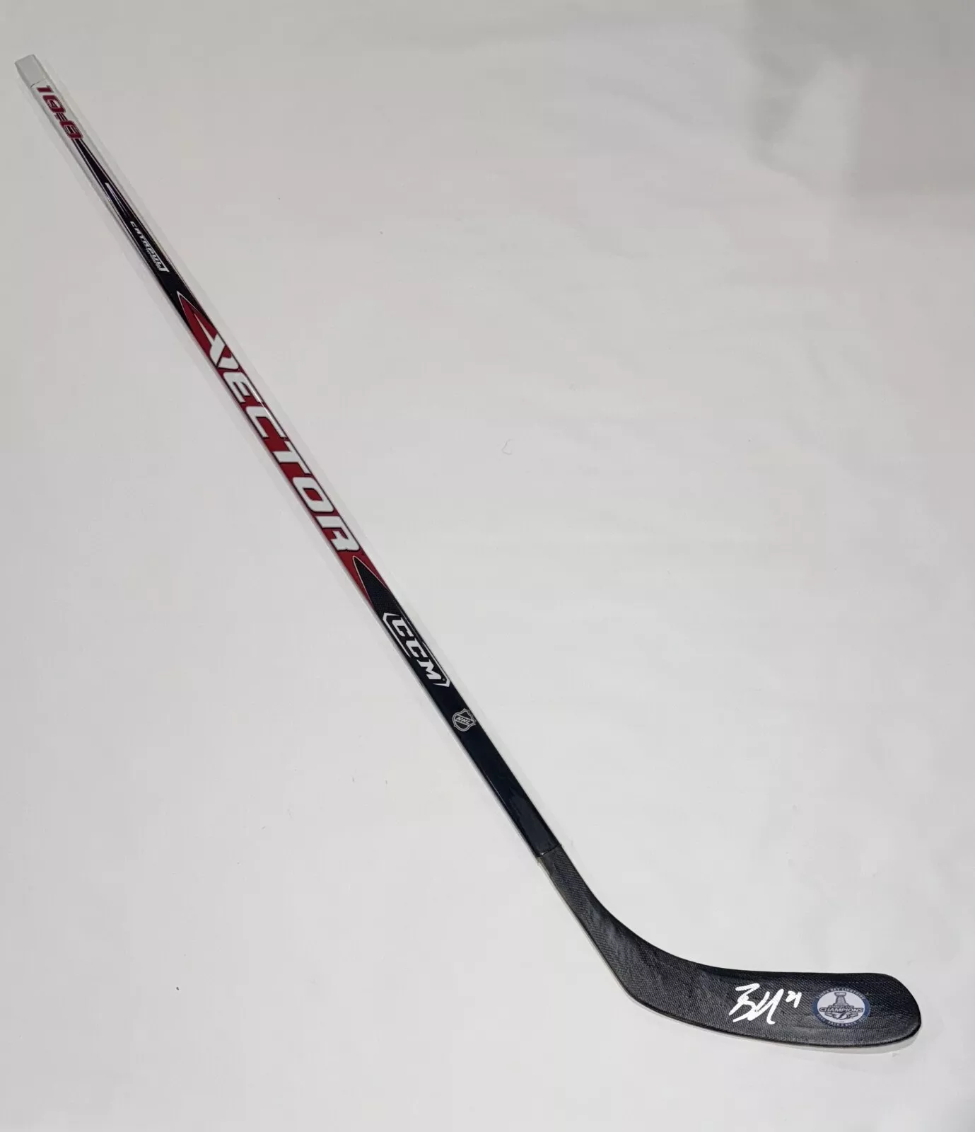 BRAYDEN POINT SIGNED FULL SIZE STICK TAMPA BAY LIGHTNING BACK TO BACK JSA COA