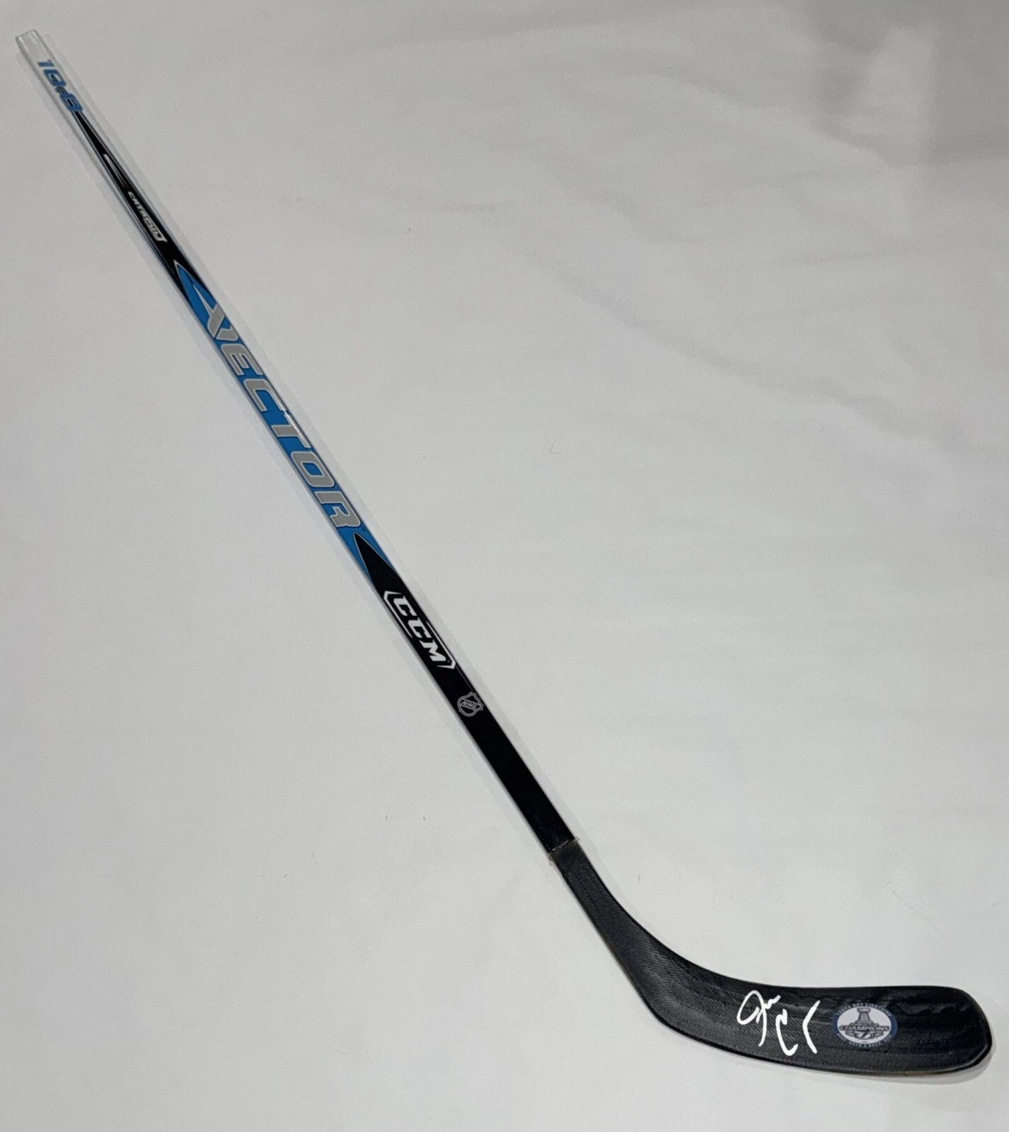 JON COOPER SIGNED FULL SIZE STICK TAMPA BAY LIGHTNING BACK TO BACK JSA COA