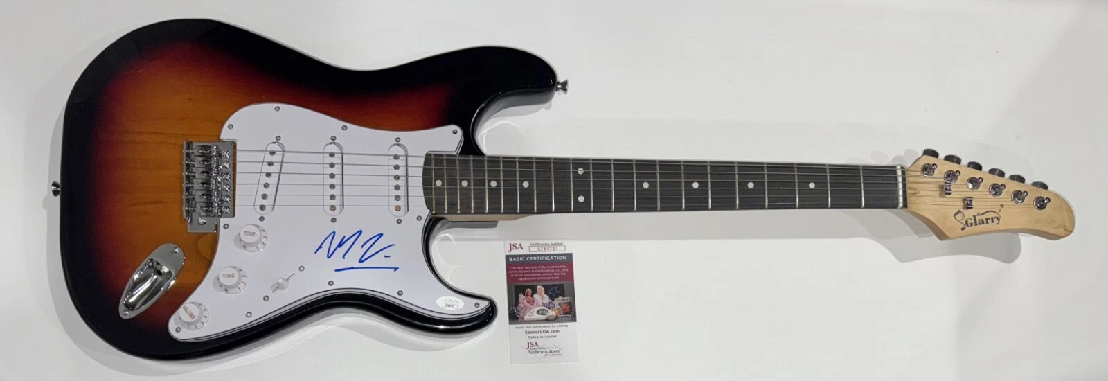 MARCUS KING SIGNED SUNBURST ELECTRIC GUITAR BLUES COUNTRY JSA COA