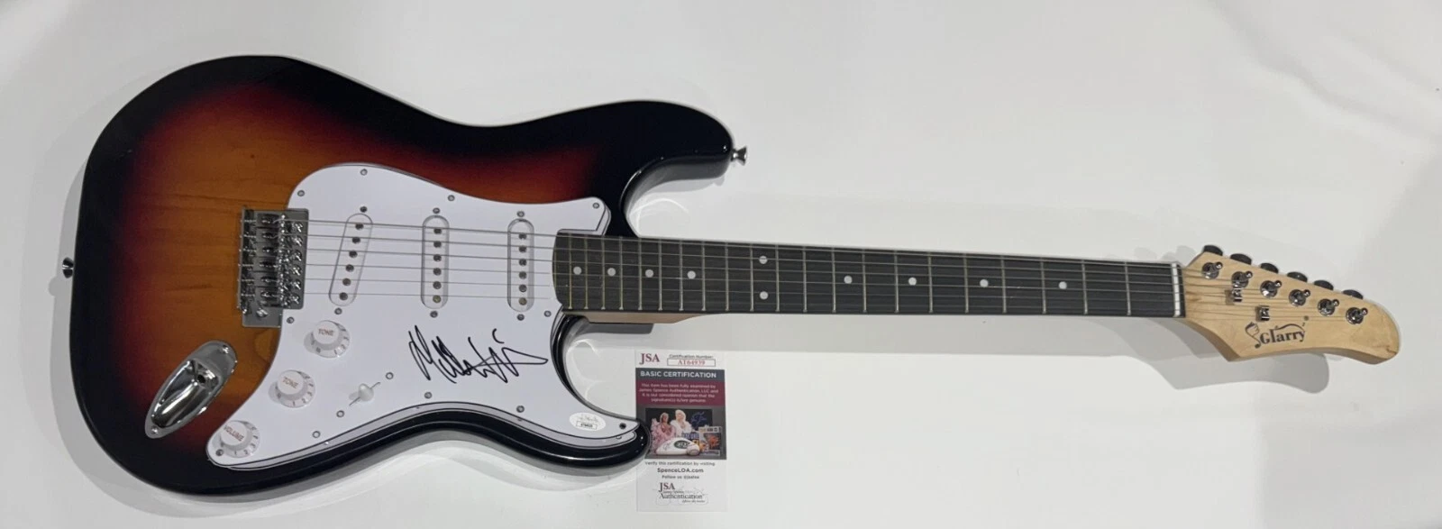 MELISSA ETHERIDGE SIGNED SUNBURST ELECTRIC GUITAR JSA COA