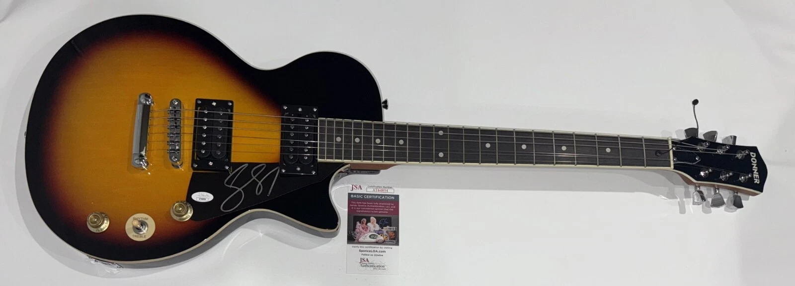 STEVE MILLER SIGNED SUNBURST DLP ELECTRIC GUITAR VERY RARE JSA COA