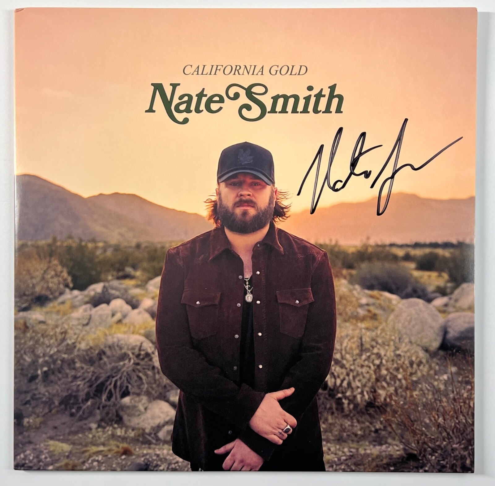 Nate Smith JSA Autograph Signed Album Vinyl California Gold