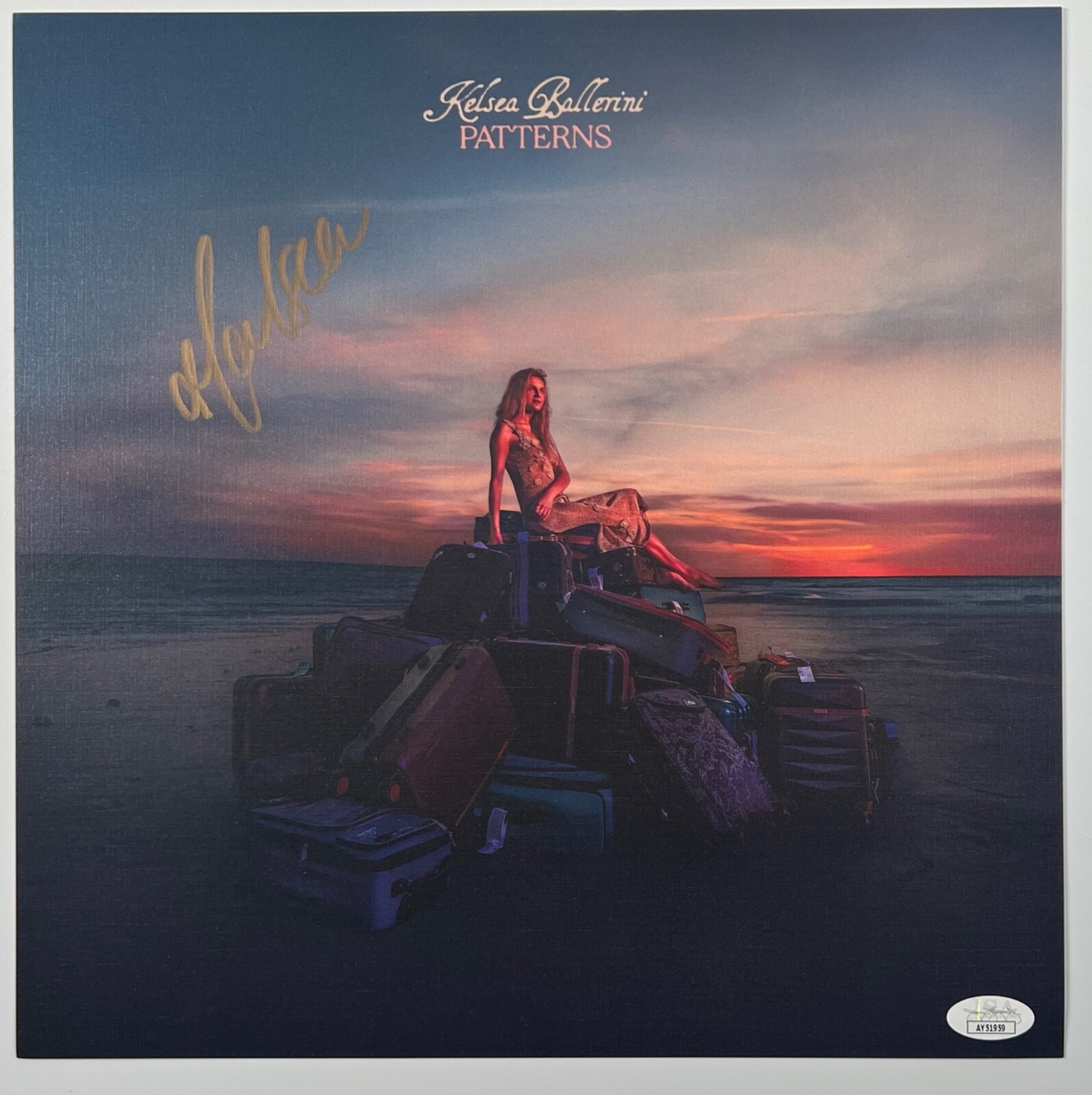 Kelsea Ballerini JSA Autograph Signed Album Vinyl Lithograph Patterns