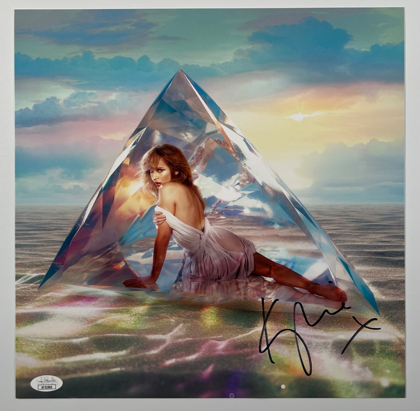 Kyle Minogue JSA Autograph Signed Album Vinyl Lithograph Tensions II