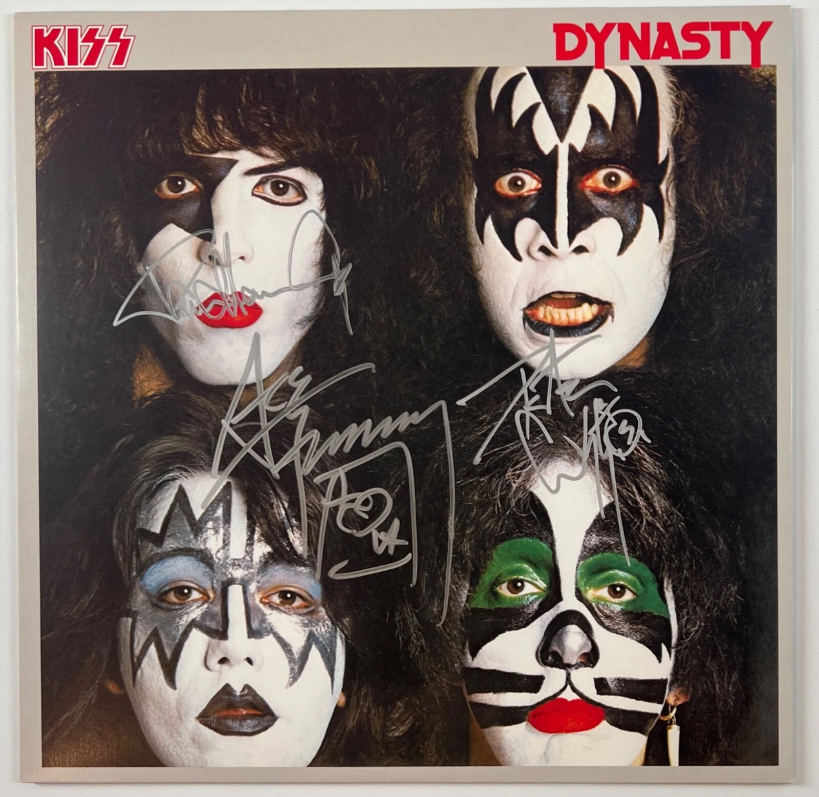 KISS JSA Paul Peter Criss Ace Autograph Signed Record Dynasty 2012