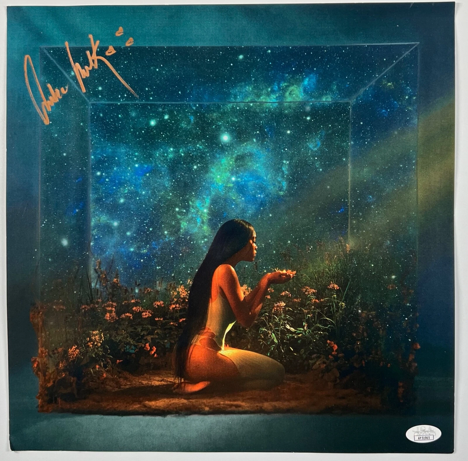Amber Mark JSA Signed Autograph Album Lithograph Three Dimensions Deep