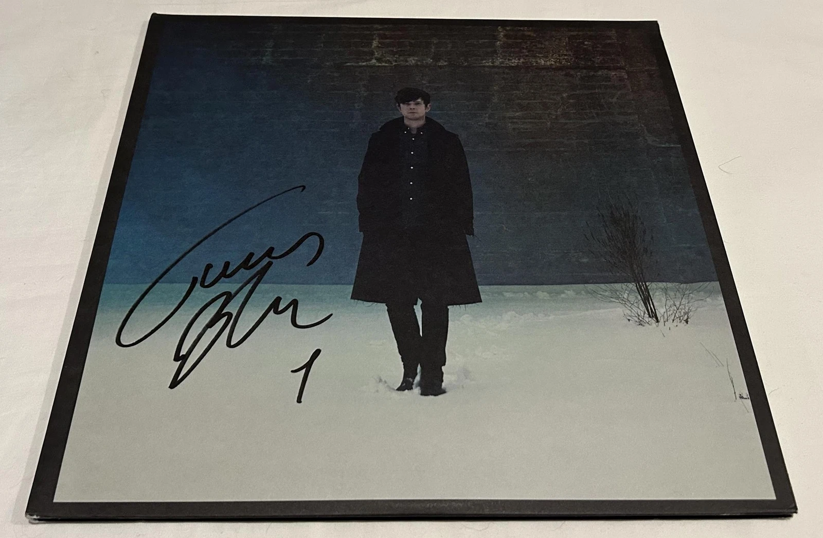 JAMES BLAKE SIGNED OVERGROWN VINYL RECORD JSA