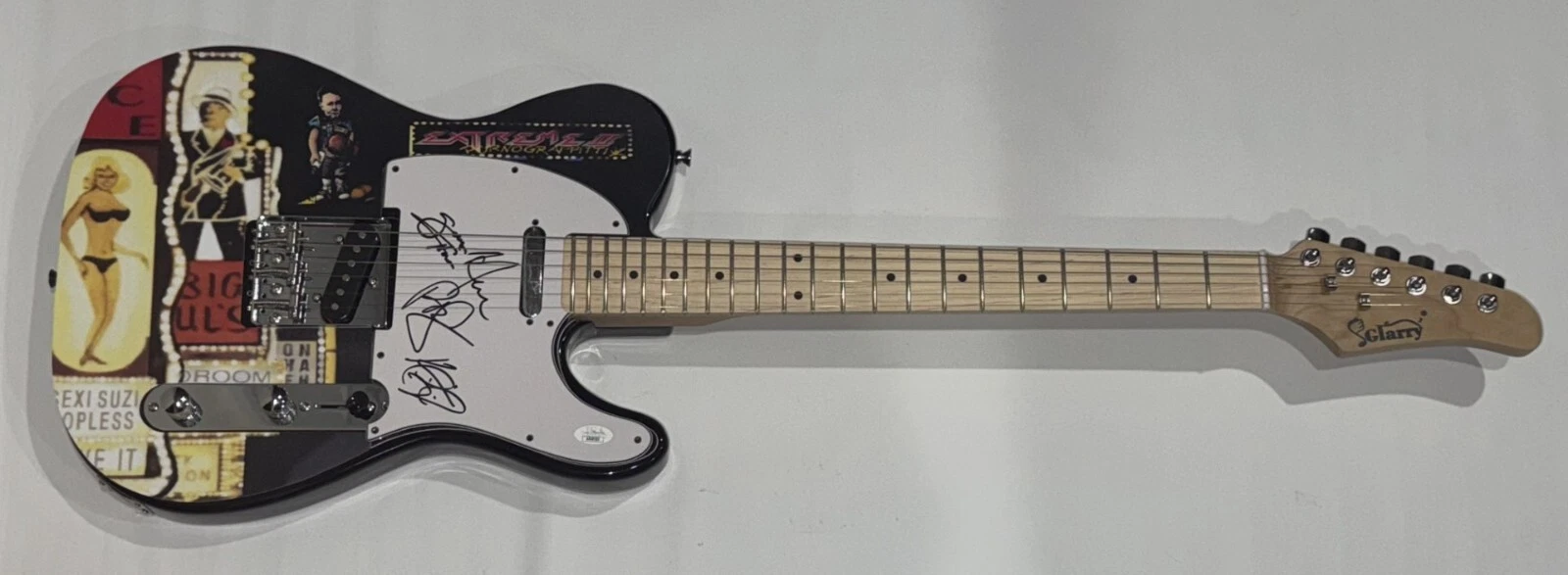 EXTREME BAND SIGNED PORNOGRAFFITTI GUITAR CHERONE NUNO BETTENCOURT 4X JSA COA