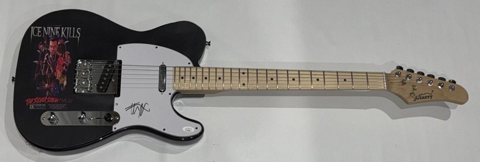 SPENCER CHARNAS SIGNED CUSTOM THE SILVER SCREAM GUITAR ICE NINE KILLS JSA COA