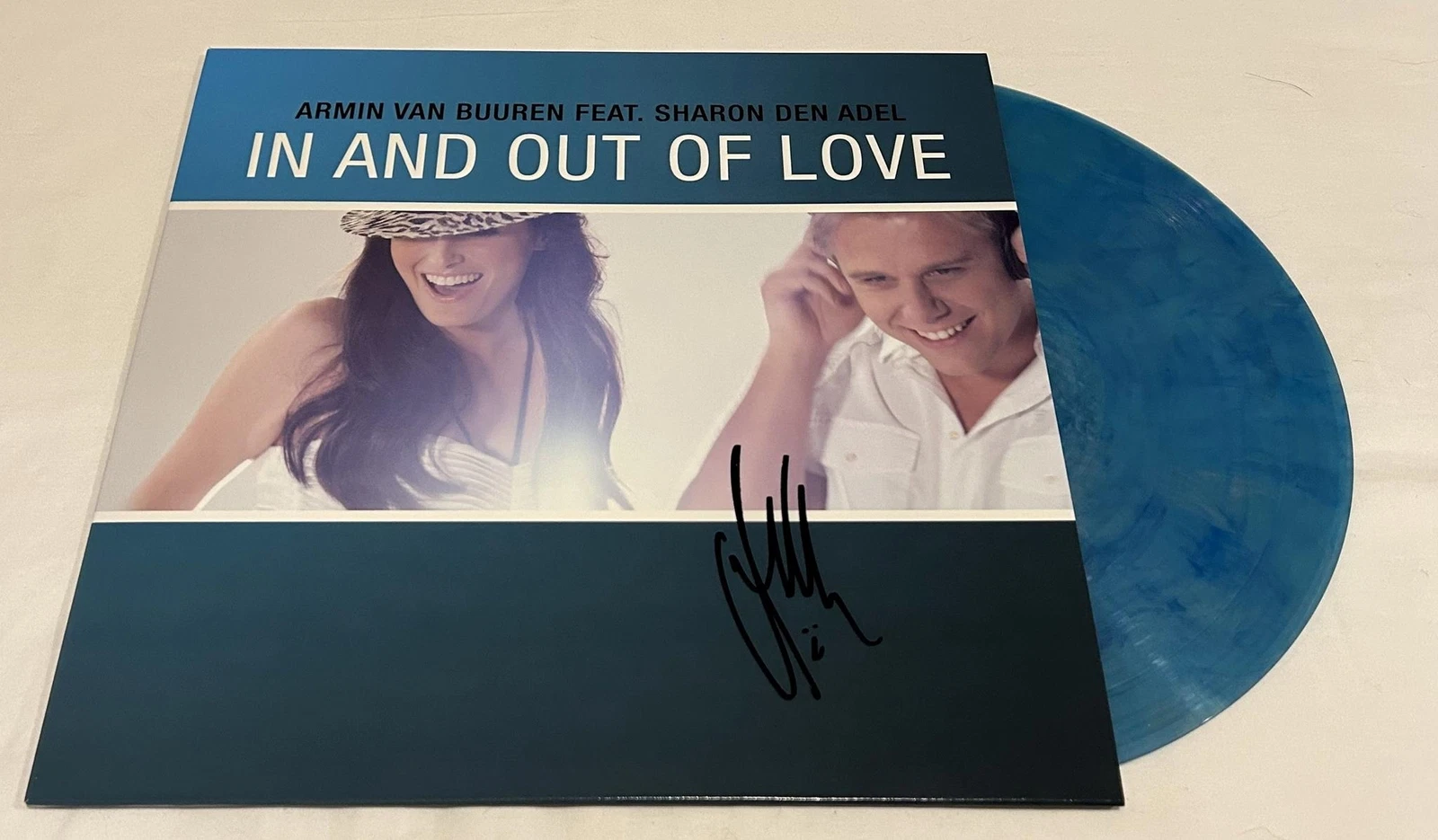 ARMIN VAN BUUREN SIGNED IN AND OUT OF LOVE VINYL RECORD JSA