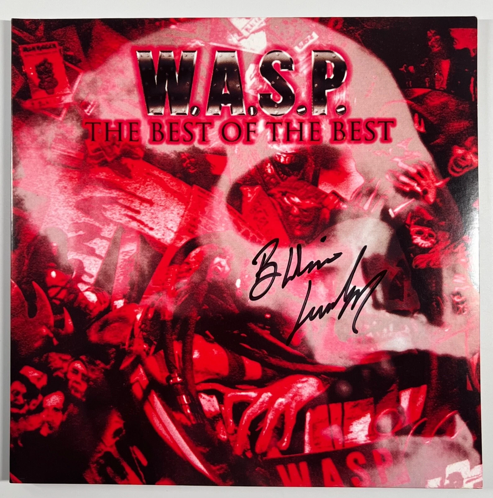 Blackie Lawless W.A.S.P JSA Signed Autograph Record Album Vinyl Best Of