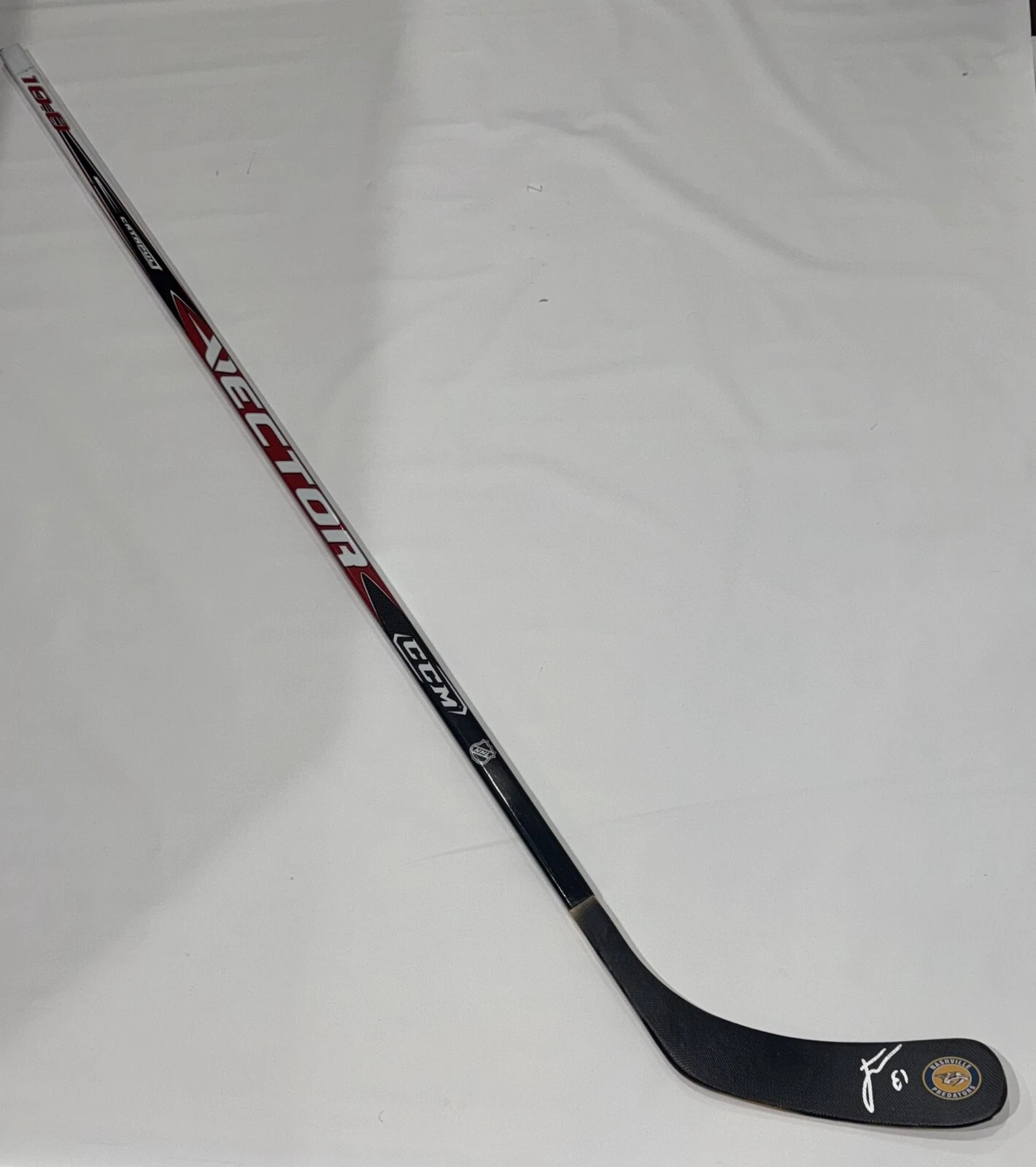 JONATHAN MARCHESSAULT SIGNED FULL SIZE HOCKEY STICK NASHVILLE PREDATORS JSA COA