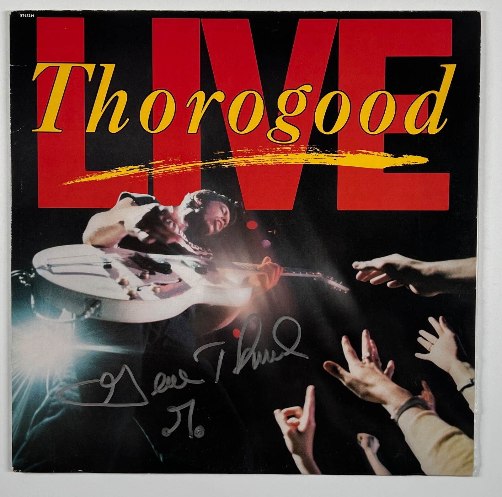 George Thorogood JSA Signed Autograph Record Vinyl LIVE