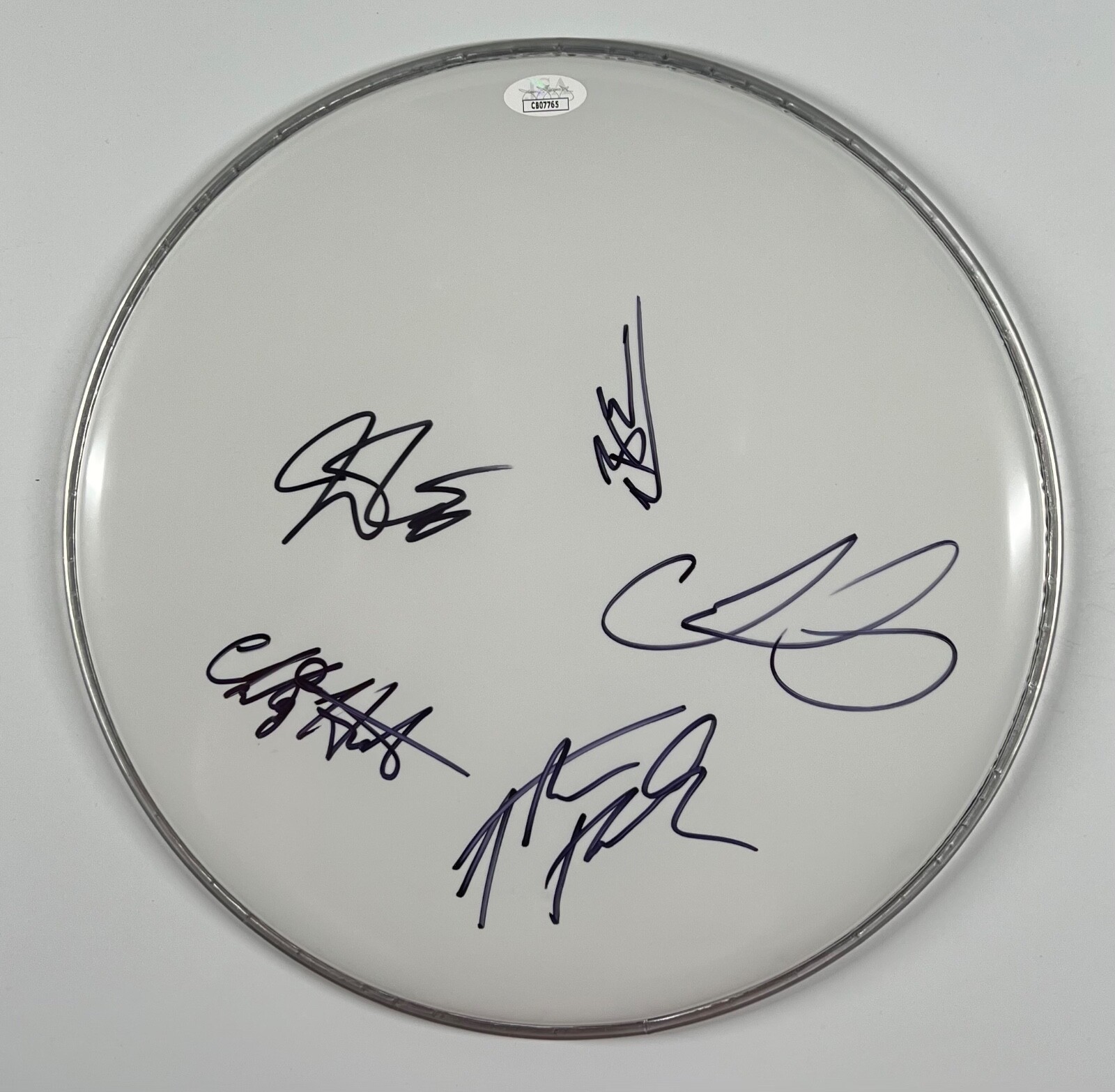 THE GLORIOUS SONS JSA SIGNED AUTOGRAPH DRUMHEAD COLLECTIBLE MEMORABILIA