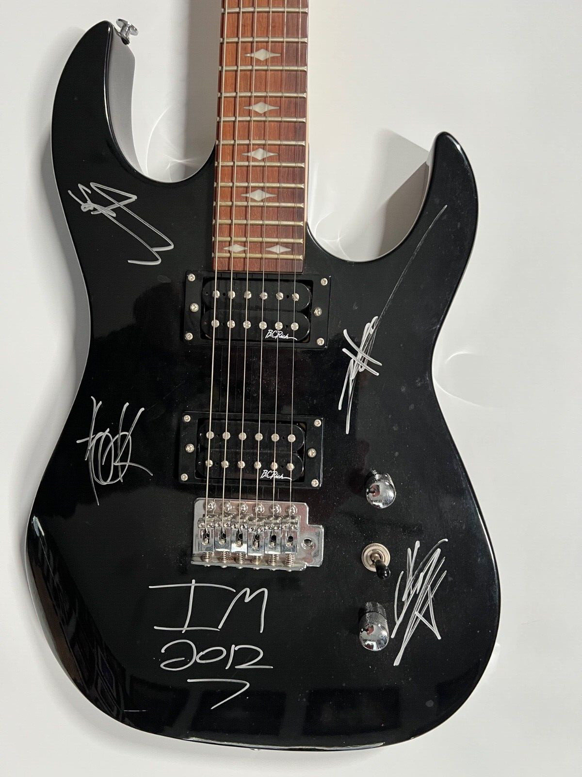 Five Fingers Death Punch ACOA Autograph Signed Guitar