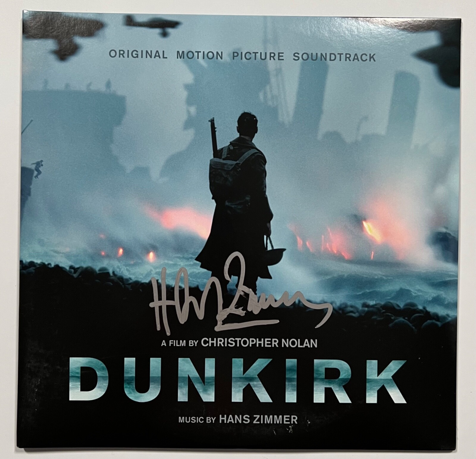 Hans Zimmer Signed ACOA Autograph Album Record Vinyl Dunkirk Soundtrack