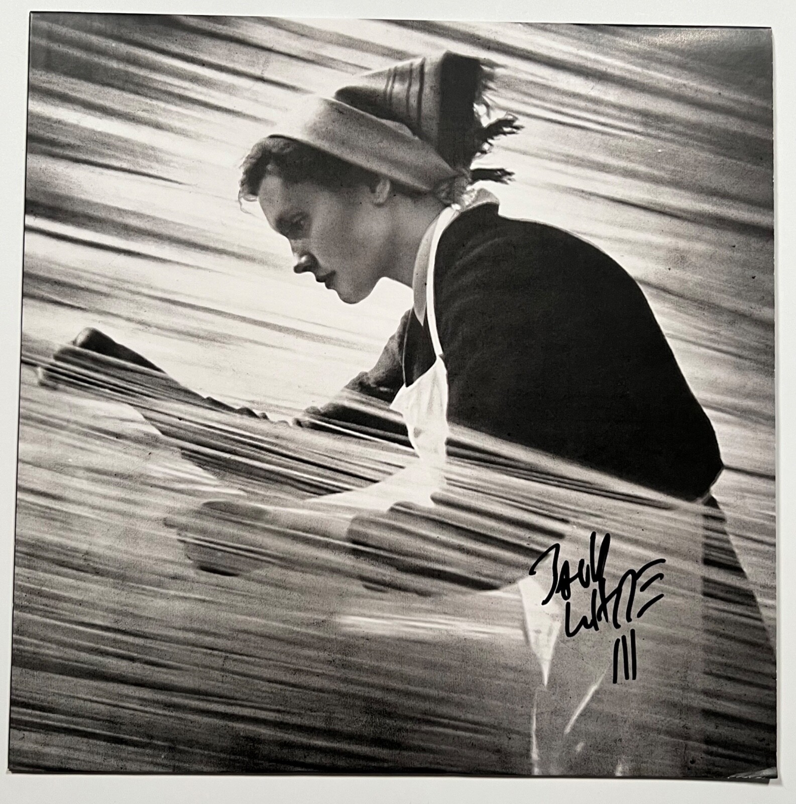 Jack White ACOA Signed Autograph Record Album Vinyl Entering Heaven Alive