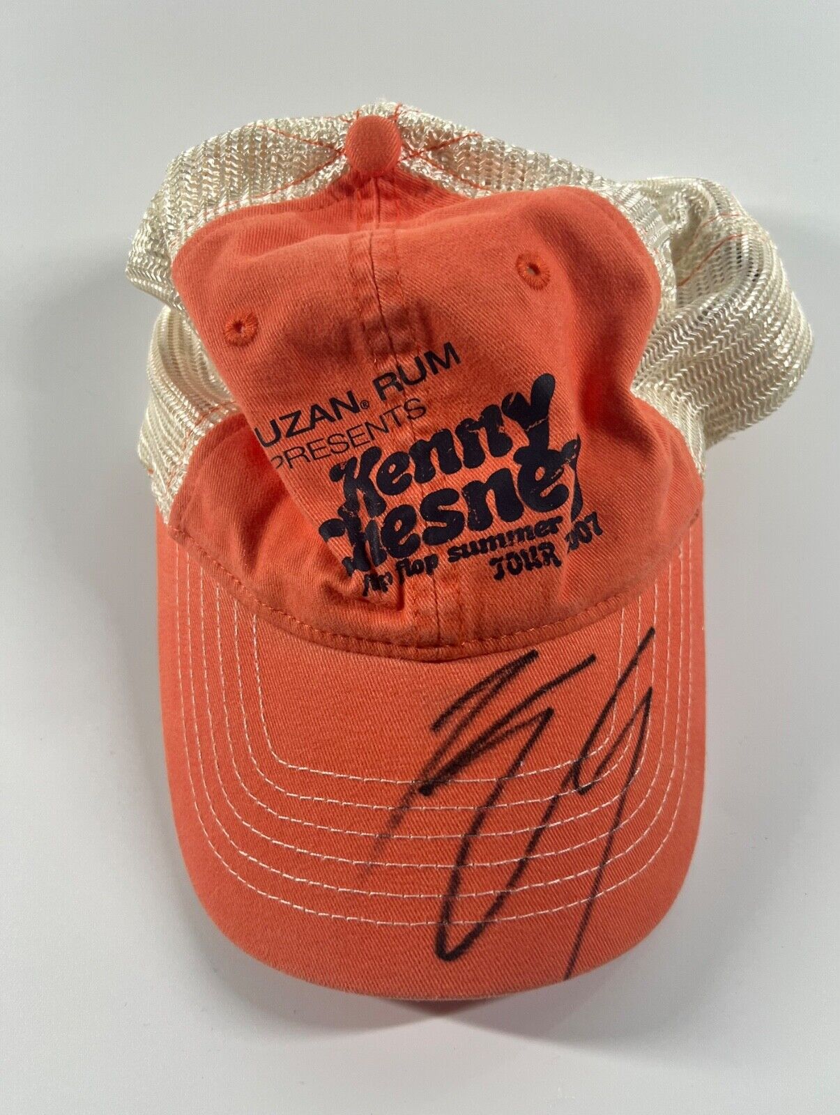 Kenny Chesney JSA Signed Autograph Flip Flop Summer Tour 2007