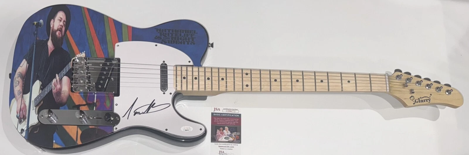 NATHANIEL RATELIFF SIGNED CUSTOM ELECTRIC GUITAR AUTOGRAPHED JSA COA