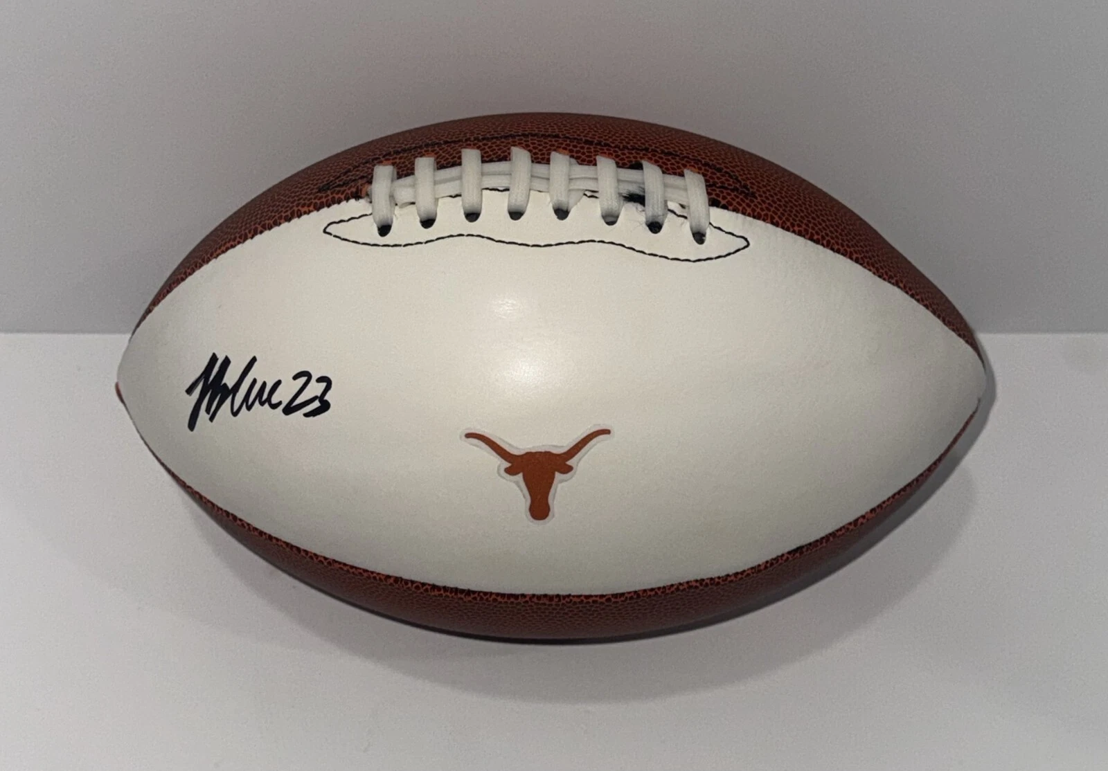JAYDON BLUE SIGNED FOOTBALL TEXAS LONGHORNS NFL STAR PROOF