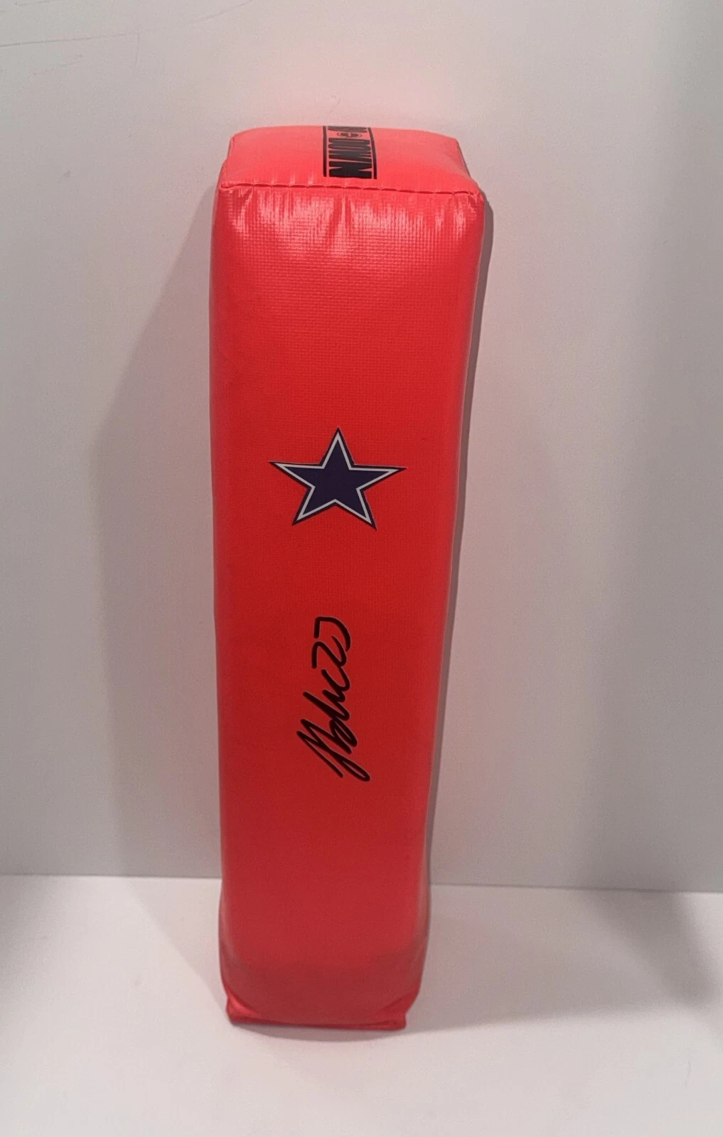 JAYDON BLUE SIGNED TOUCHDOWN PYLON DALLAS COWBOYS NFL STAR PROOF