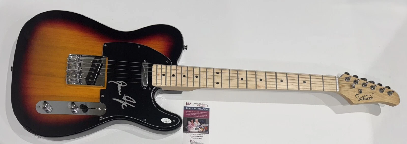 JAMES TAYLOR SIGNED SUNBURST ELECTRIC GUITAR SWEET BABY JAMES JSA COA