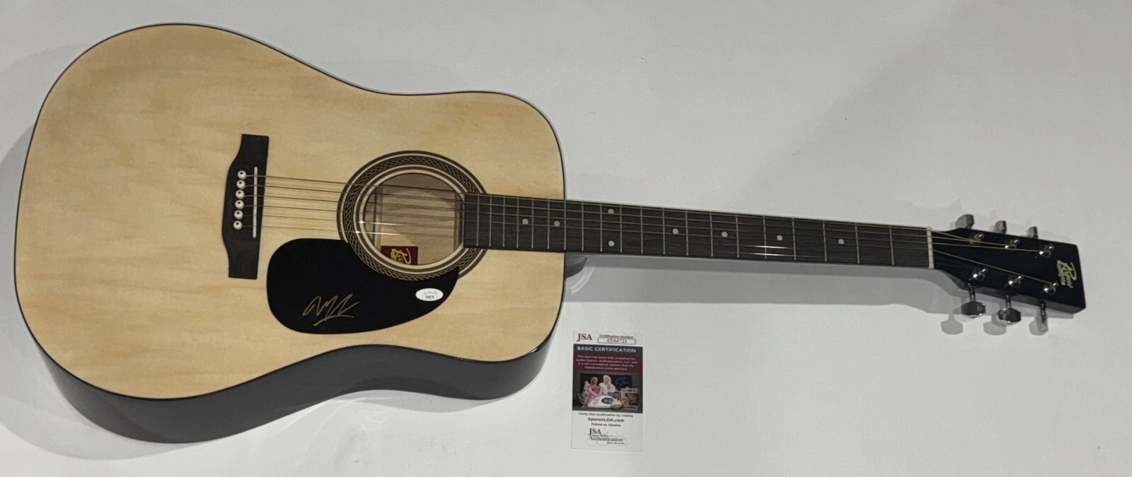 MARCUS KING SIGNED NATURAL ACOUSTIC GUITAR BLUES COUNTRY JSA COA