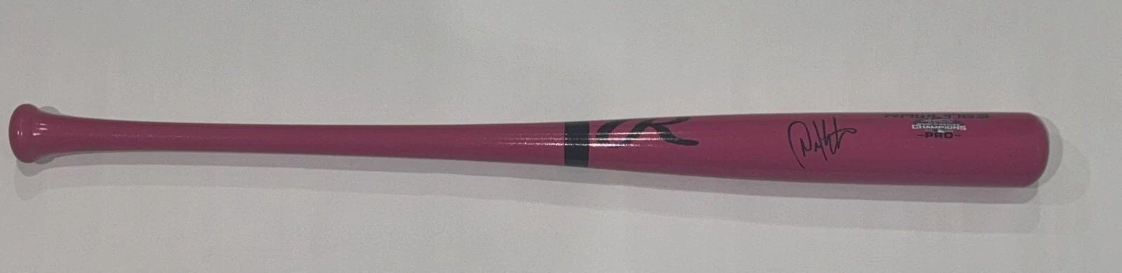 DAVID ECKSTEIN SIGNED PINK RAWLINGS BAT ST. LOUIS CARDINALS 2006 WORLD SERIES
