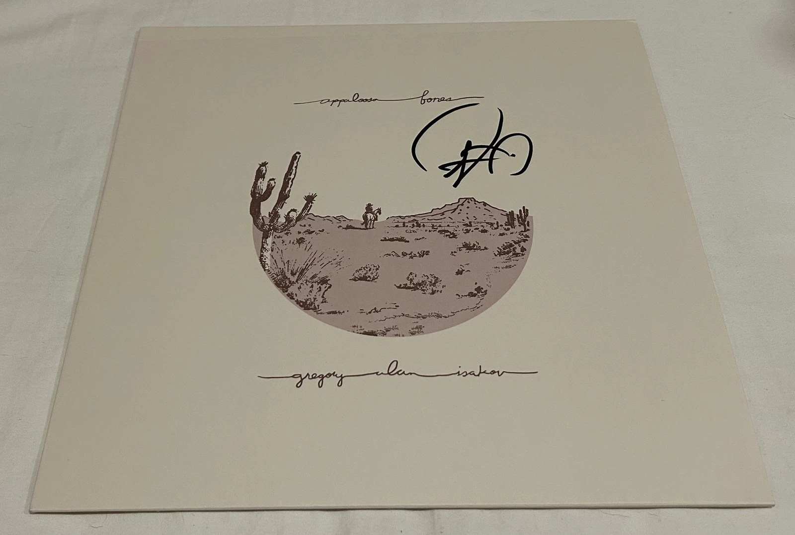 GREGORY ALAN ISAKOV SIGNED APPALOOSA BONES RECORD JSA