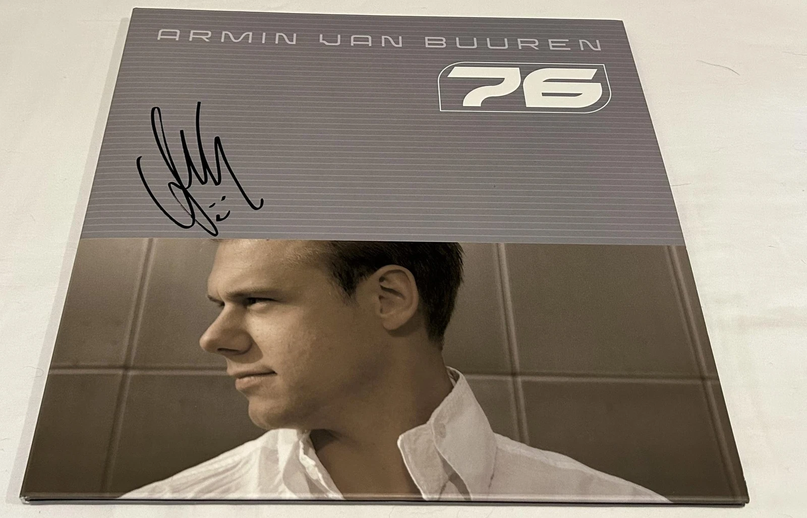 ARMIN VAN BUUREN SIGNED 76 VINYL RECORD JSA