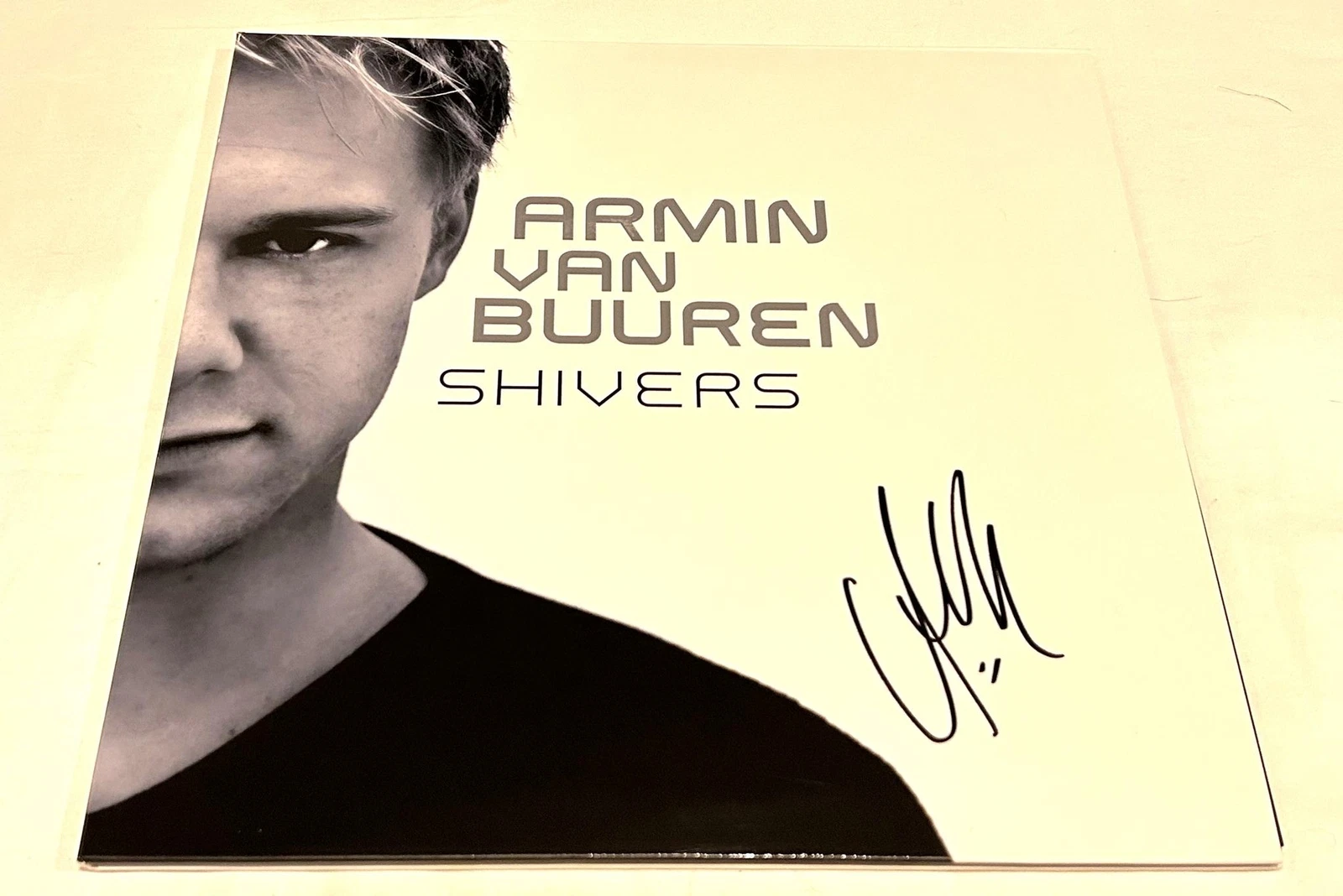 ARMIN VAN BUUREN SIGNED SHIVERS VINYL RECORD JSA