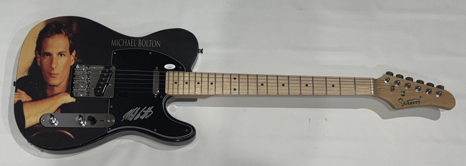MICHAEL BOLTON SIGNED CUSTOM ELECTRIC GUITAR TIME, LOVE AND TENDERNESS JSA COA