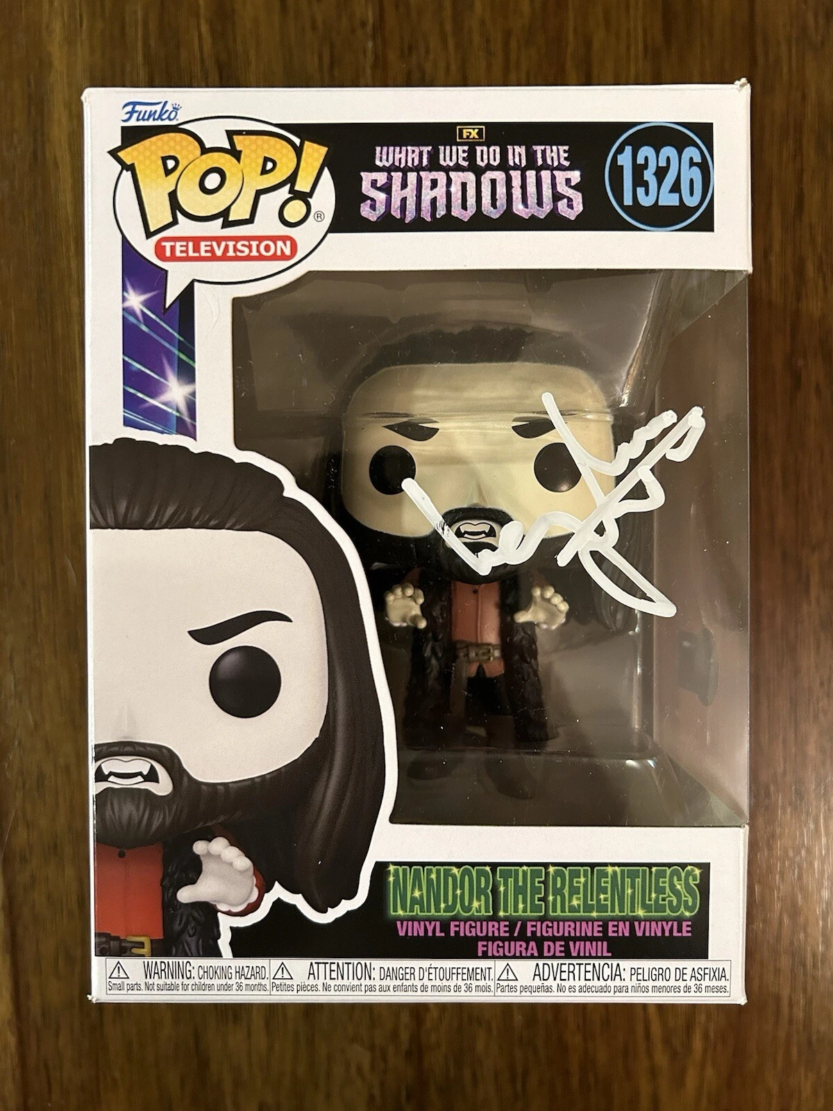 Kayvan Novak ‘What We Do In The Shadows’ Signed Funko Pop ‘Nandor’ Beckett