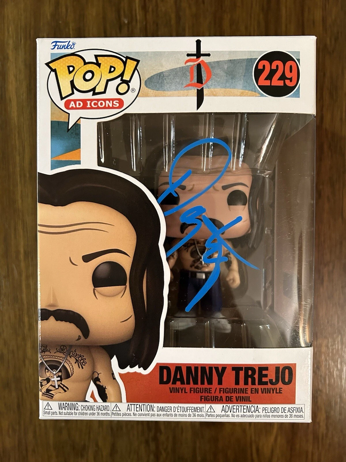 Danny Trejo Signed Autograph Funko Pop Machette Trejos Tacos Ad Icon Beckett