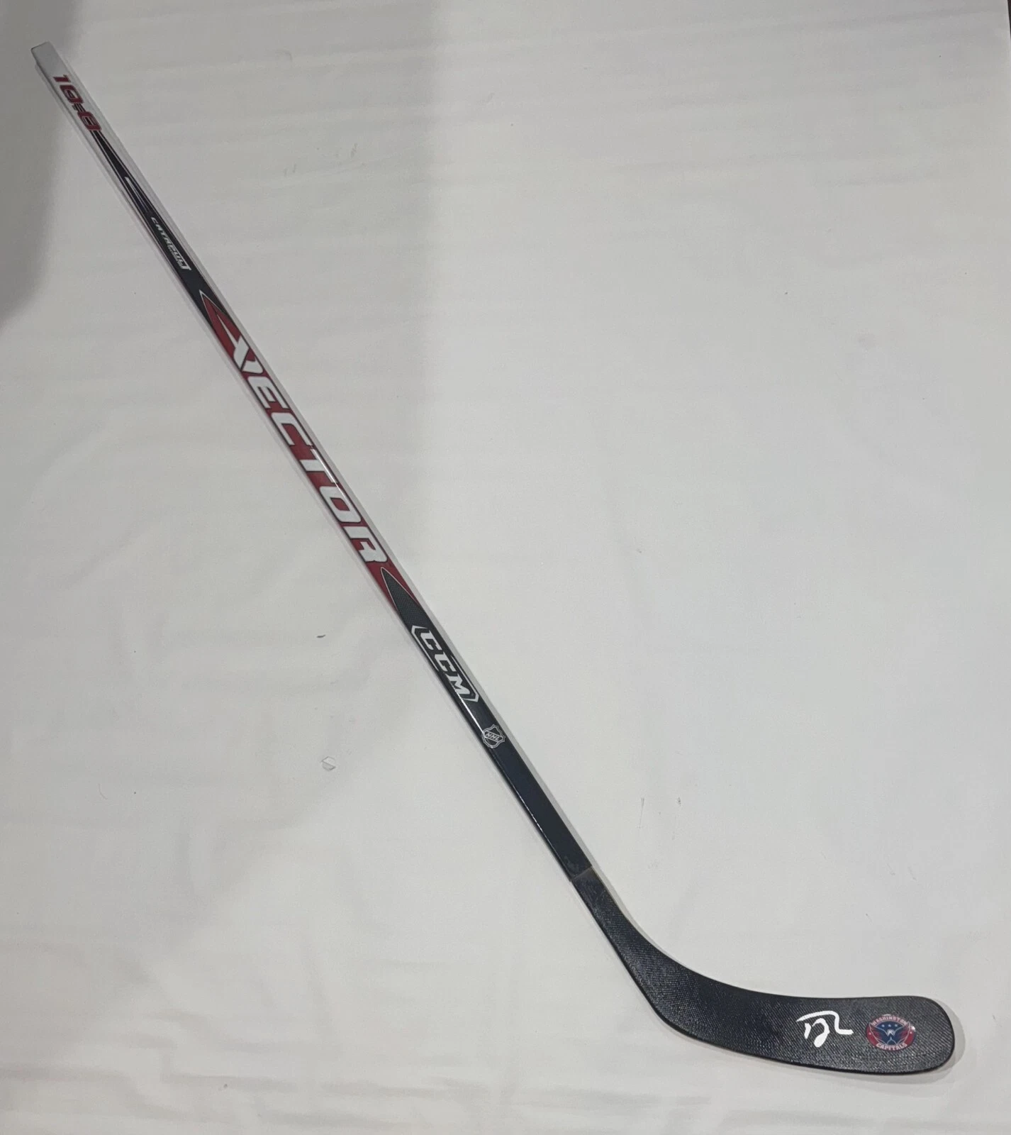 PIERRE-LUC DUBOIS SIGNED FULL SIZE HOCKEY STICK WASHINGTON CAPITALS JSA COA COLLECTIBLE MEMORABILIA
