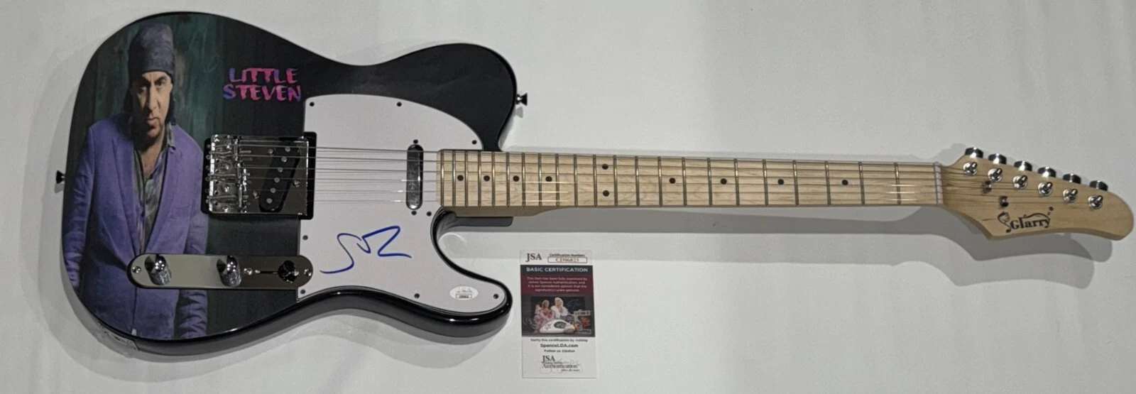STEVEN VAN ZANDT SIGNED CUSTOM ELECTRIC GUITAR LITTLE STEVEN SPRINGSTEEN JSA COA