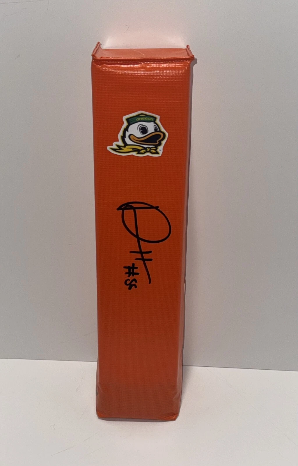 DERRICK HARMON SIGNED TOUCHDOWN PYLON OREGON DUCKS PROOF NFL STAR