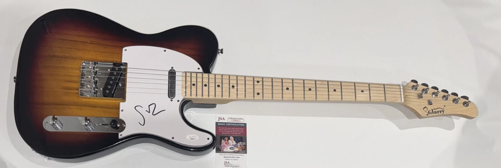 STEVEN VAN ZANDT SIGNED SUNBURST ELECTRIC GUITAR LITTLE STEVEN JSA COA