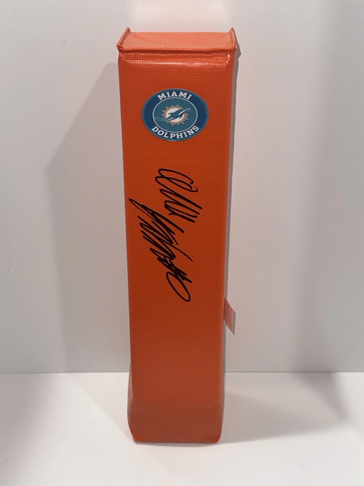 OLLIE GORDON SIGNED TOUCHDOWN PYLON MIAMI DOLPHINS PROOF NFL STAR